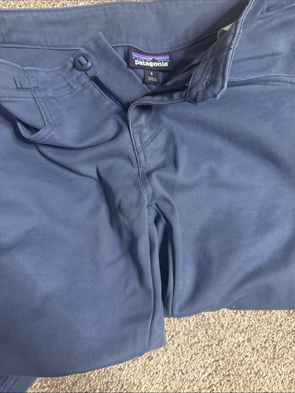 Patagonia Women's Straight Leg Jeans Navy Blue